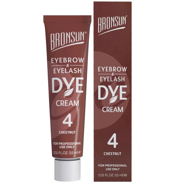 Bronsun-Dye-Cream-Chestnut-Eyebrows-Eyelashes-Tinting-Best-Salon-Supplier-New-Zealand-Whangarei