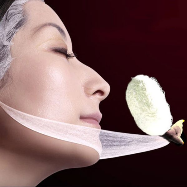 DERMAPLANING SILK SHEET MASK- Super Restorative Instant Lift Serum Mask - Image 2