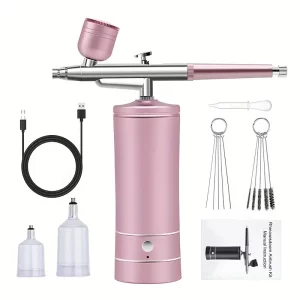 Airbrush-Kit-Pink-For-Eyebrows-Make-Up-Nail-Art-Painting-Brows-Boutique-Wellington-NZ