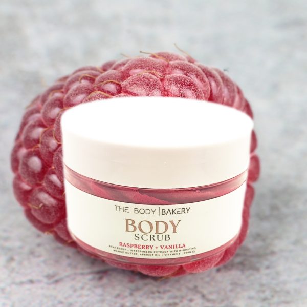 The-Body-Bakery-Raspberry-Vanilla-Body-Scrub-Lux-Collection-for-your-Body-Care-Brows-Boutique-Taihape-NZ