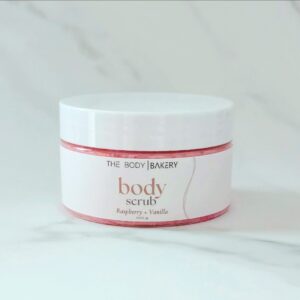 THE BODY BAKERY Raspberry & Vanilla Body Scrub, 250g