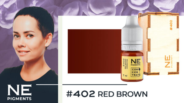 NE PIGMENTS Corrector RED BROWN #402, 7 ml - Image 2