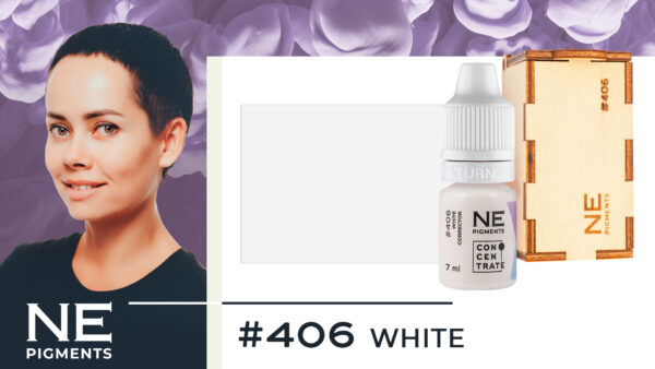 NE PIGMENTS Corrector WHITE #406, 7 ml - Image 2