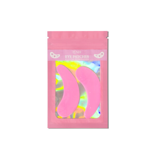 Lendi-Eye-Patches-Silicone-with-Glitter-Pink-Brows-Boutique-New-Zealand-Beauty-Supply-Store